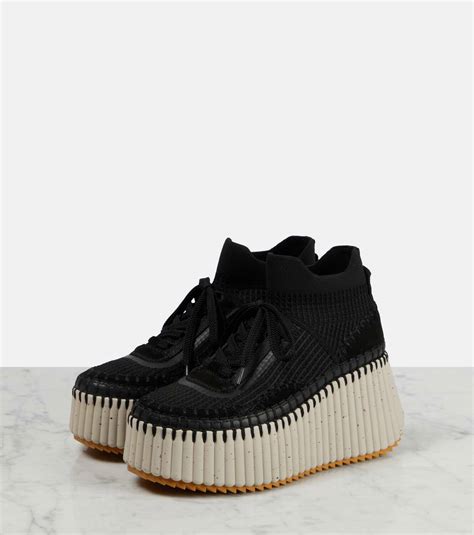 sneakers chloe nama|chloe nama platform sneakers.